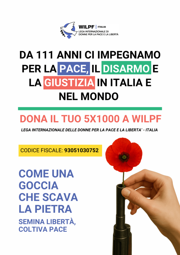 Volantino 5x100 WILPF Italia