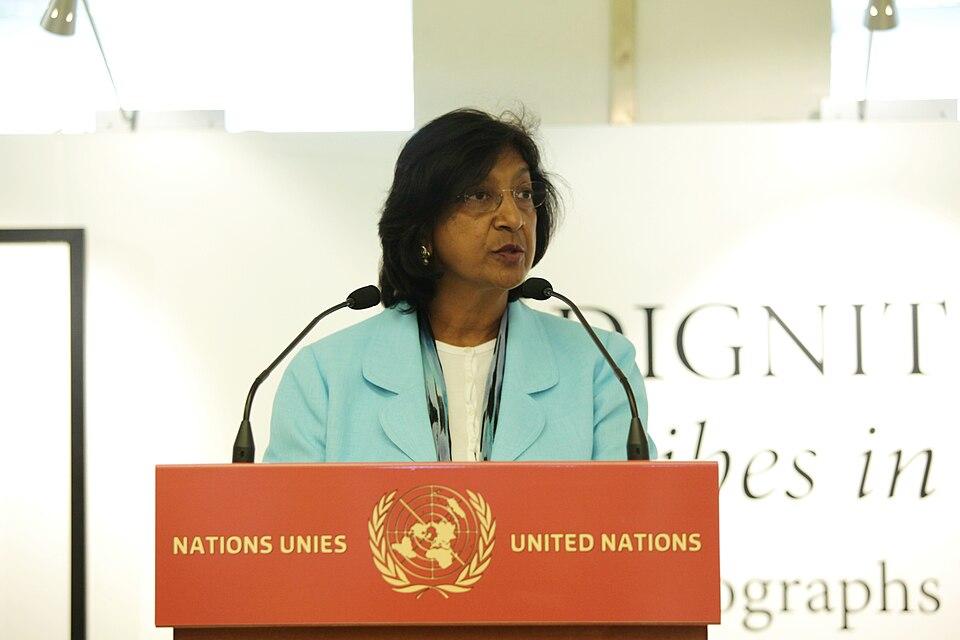Navi Pillar at UN