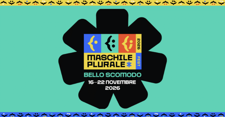 Logo festival maschile plurale 2026 bologna